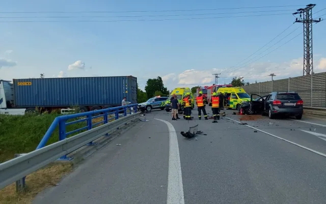 3 - Dopravní nehoda u obce Horní Moštěnice na Přerovsku
