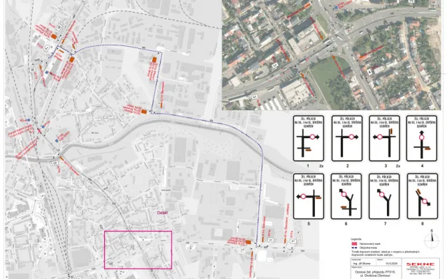 Jaké dopravní komplikace čekají v srpnu olomoucké řidiče? ŘSD plánuje několik oprav