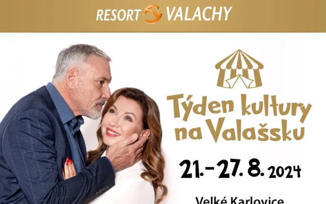 Herecké hvězdy pod šapitó. Užijte si konec prázdnin s Týdnem kultury na Valašsku