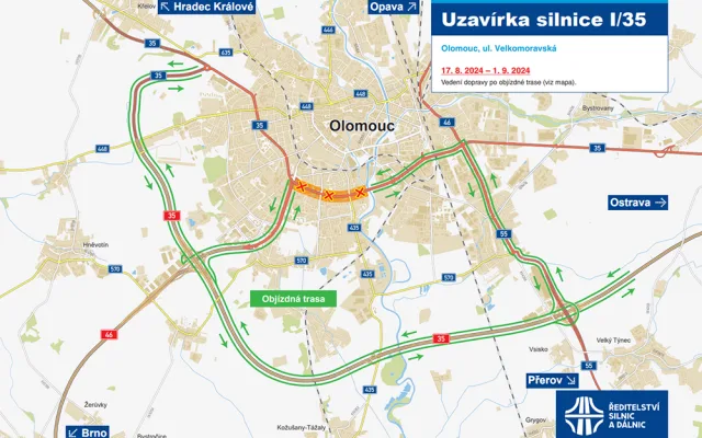 Kolony a zácpy po celé Olomouci. Opravy Velkomoravské ráno notně zkomplikovaly dopravu