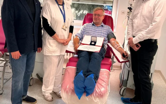 Nenápadný hrdina z Hané: Ondřej Chotěnovský má na kontě rekordních 630 dárcovských odběrů krve