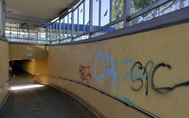 Zašlý podchod u pošty na Foerstově ulici v Olomouci čeká streetartová proměna