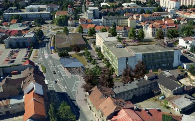parkovací dům v Prostějov