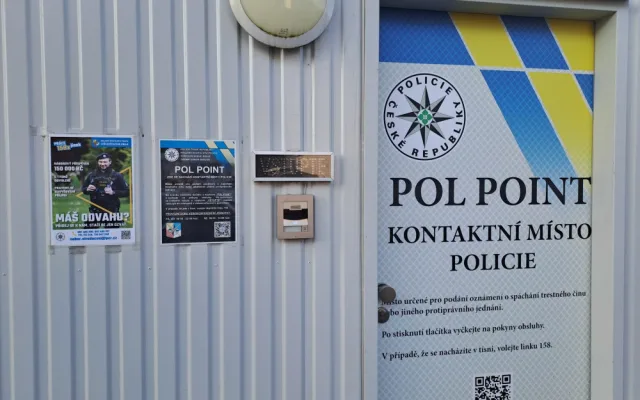 První Pol Point v kraji. V České Vsi se občané mohou s policií spojit videohovorem