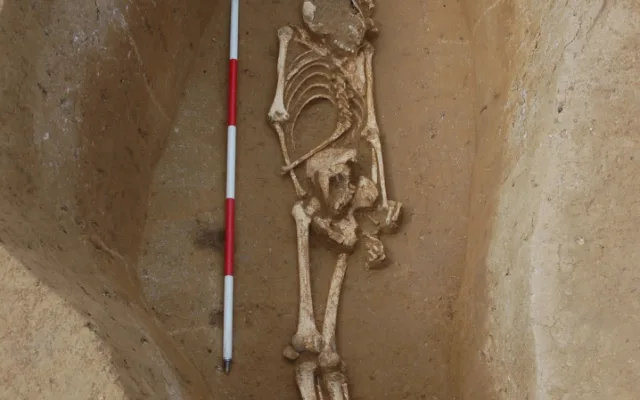 Objev desetiletí. V hrobě bojovníka v Držovicích archeologové objevili zachovalý meč o délce téměř metr