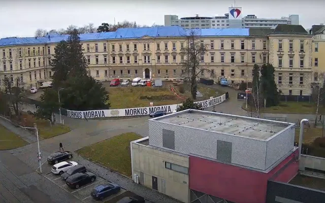 Původní budova přezdívaná Franz Josef