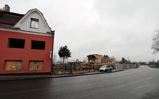 Demolice areálu pro nový Lidl v Litovli výrazně pokročila, úřad zahájil stavební řízení