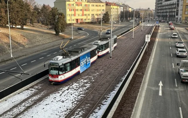 Po zmodernizované trati v Olomouci už sviští tramvaje. Město chystá další významné investice