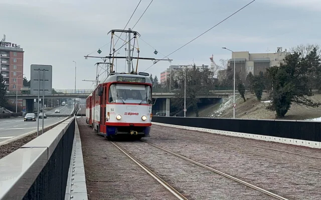 Po zmodernizované trati v Olomouci už sviští tramvaje. Město chystá další významné investice