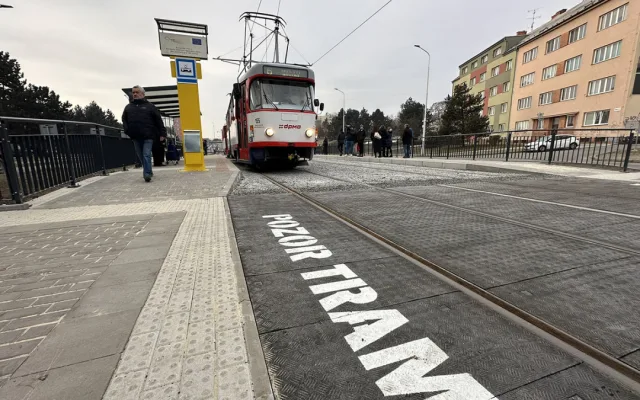Po zmodernizované trati v Olomouci už sviští tramvaje. Město chystá další významné investice