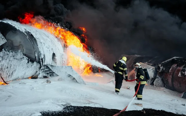 VIDEO: Třepal jsem se jako ratlík, cisterny vybuchovaly před očima, řekl hasič. Škody jsou 125 milionů