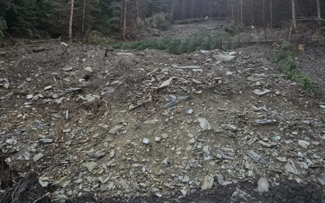 Síla deště. Z Keprníku před půl rokem sjela obří lavina bahna, kamenů a stromů v délce 900 metrů