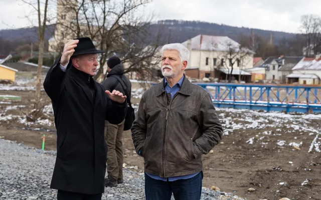Utajovaná návštěva: prezident Pavel zavítal na Jesenicko, ocenil práci i solidaritu po povodních