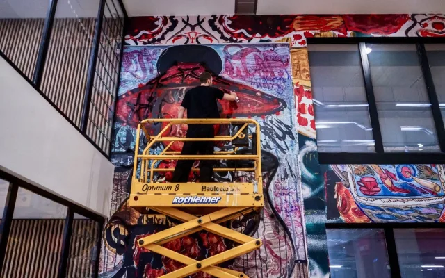 Šantovku oživil nový mural. Nese v sobě skrytý význam