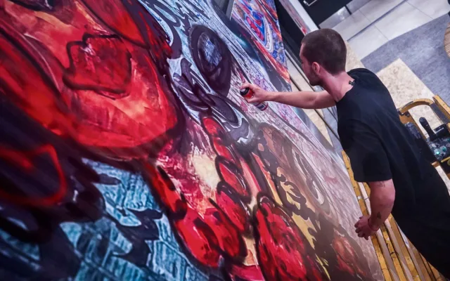 Šantovku oživil nový mural. Nese v sobě skrytý význam
