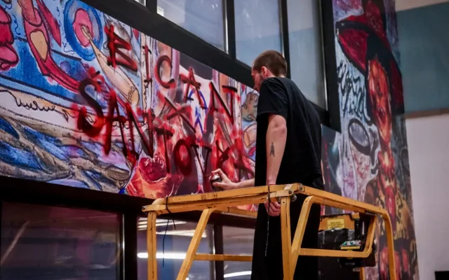 Šantovku oživil nový mural. Nese v sobě skrytý význam