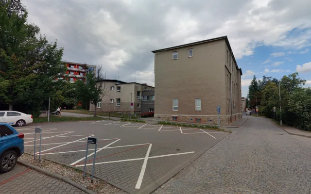 Stávající podoba budovy WA - ředitelství FN Olomouc