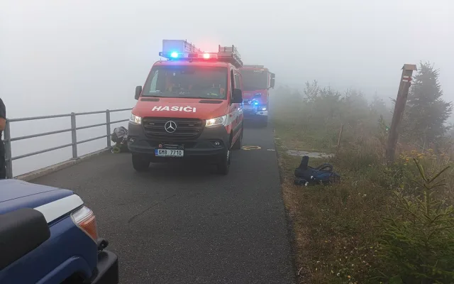 Německý ovčák vběhl v mlze do nádrže elektrárny Dlouhé stráně, prudký svah ho uvěznil