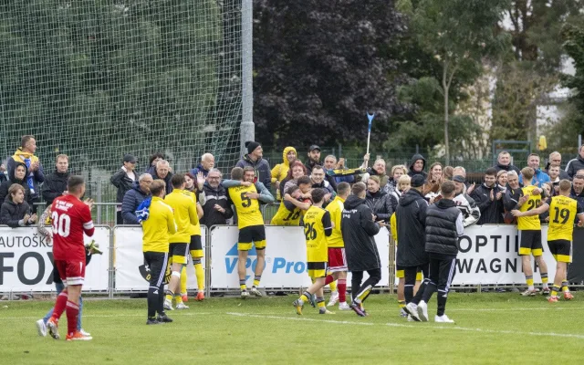 Fotbalová pohádka na Nových Sadech. Divizní tým v poháru srazil Sigmu Olomouc