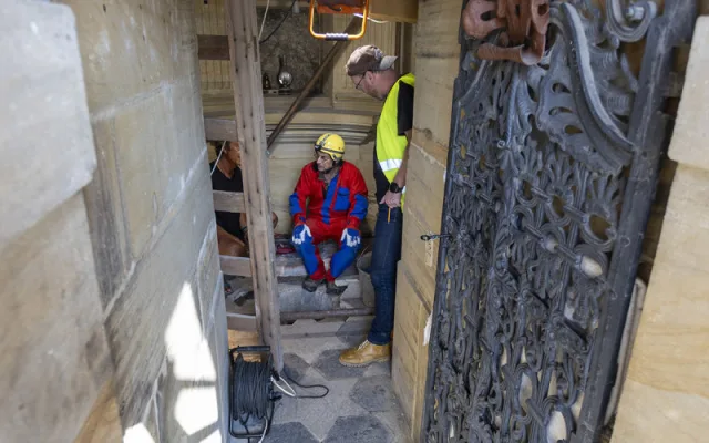Tajemství pod olomouckým monumentem: místnost před staletími pomáhala řemeslníkům