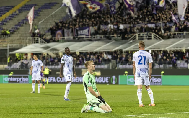 Odvážný výkon Sigmy na Fiorentinu nestačil, podruhé inkasovala z poslední akce