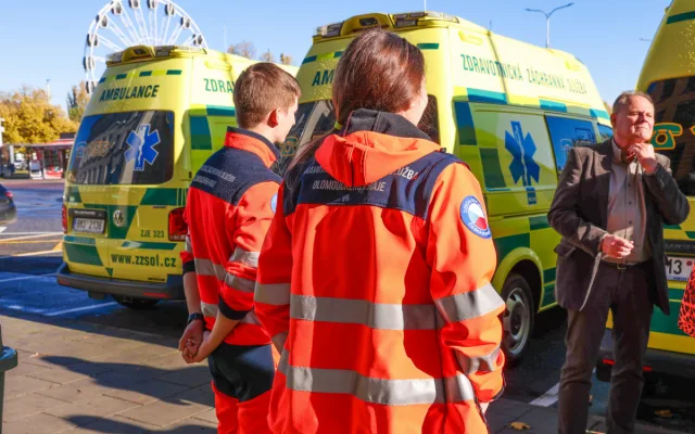 Záchranná služba má nové sanitky. Vyšly na více než dvacet milionů