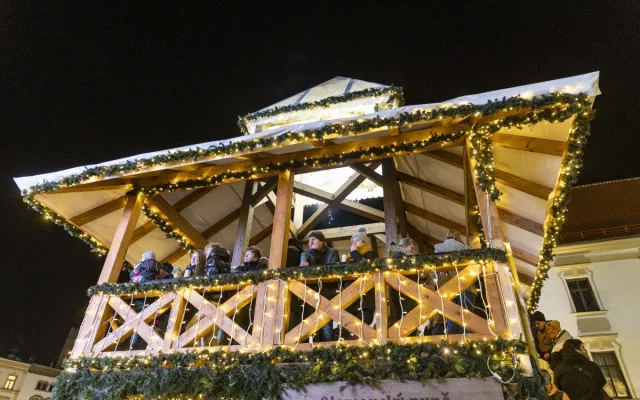 FOTO, VIDEO: V Olomouci se rozzářil vánoční strom Štědřínek