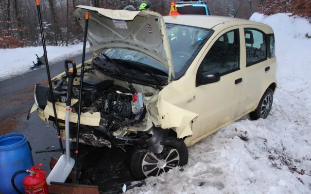 Lidé z Olomouce a okolí padali na ledu. Záchranáři vyjížděli ke čtrnácti zraněným