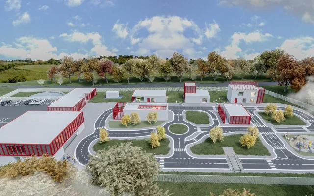 Vizualizace Centra bezpečí v Olomouci
