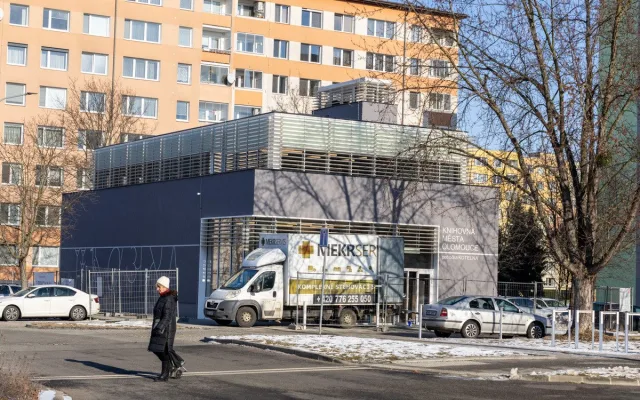Nová pobočka knihovny, která nahradila kotelnu v Trnkově ulici