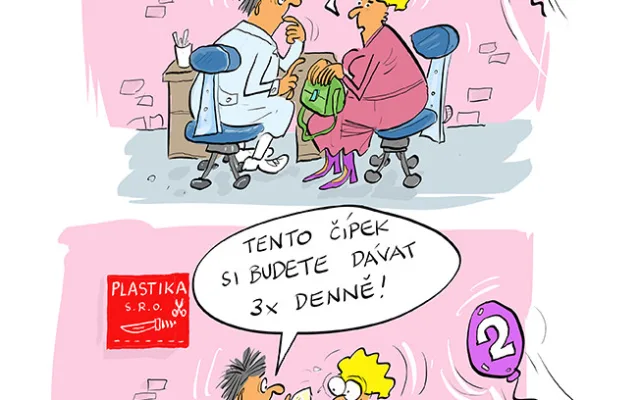 ORAŽENÉ OBRÁZKY: Únorová dávka vtipů od kreslíře Jana Tatarky