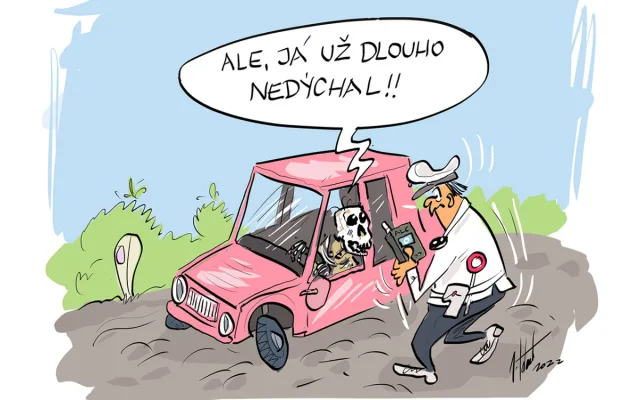 ORAŽENÉ OBRÁZKY: Únorová dávka vtipů od kreslíře Jana Tatarky