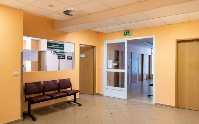 Prostory Oddělení mamární diagnostiky před úpravami.