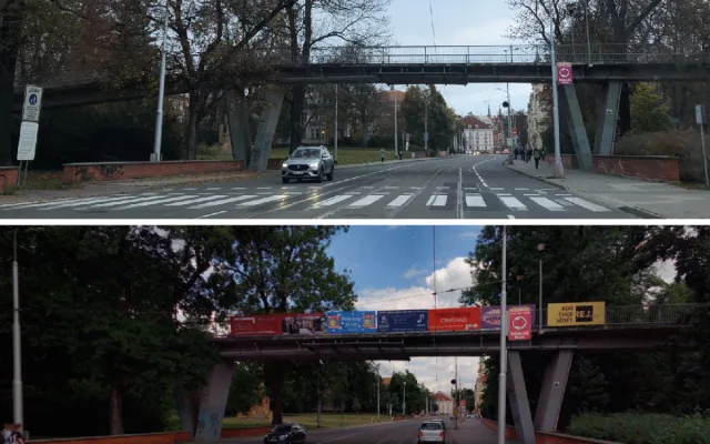 Pryč s vizuálním smogem. Olomouc na řadě míst zatočila s nevzhlednou reklamou