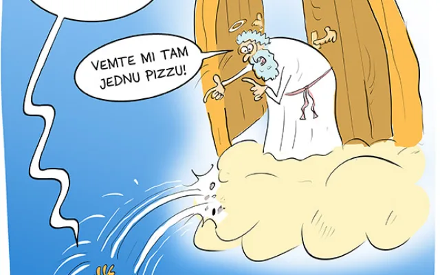 ORAŽENÉ OBRÁZKY: Dubnová dávka vtipů od kreslíře Jana Tatarky