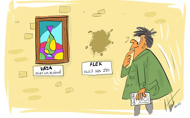 ORAŽENÉ OBRÁZKY: Dubnová dávka vtipů od kreslíře Jana Tatarky