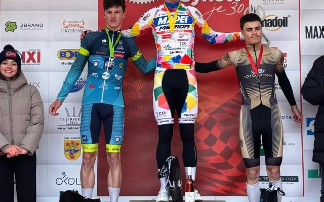 Snový začátek sezony. Nadějní cyklisté z Hané excelovali v závodech Českého poháru