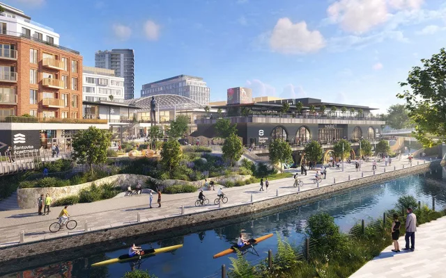 Vizualizace projektu Šantovka District v Olomouci