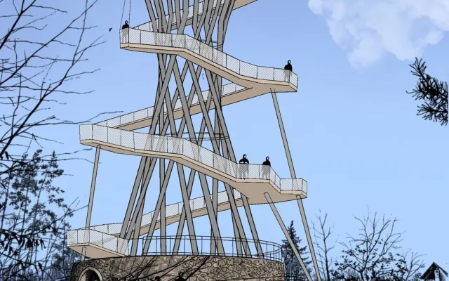 Velký třesk na Velkém Kosíři? Rozhlednu před novou výstavbou možná čeká odstřel