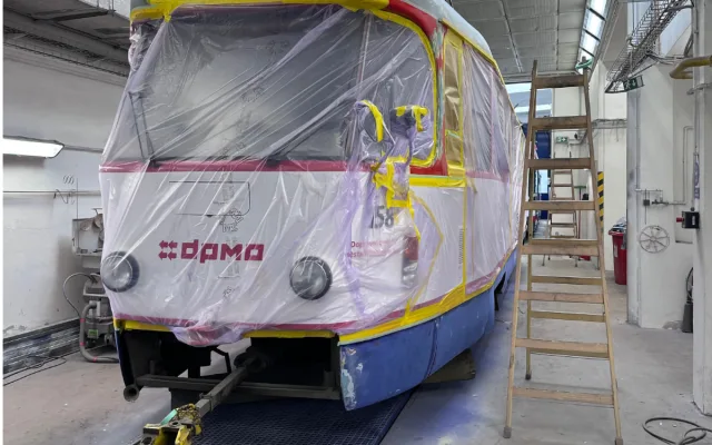 Příběh jako z filmové povídky: tramvaj z Olomouce putovala do Poděbrad, čeká ji proměna