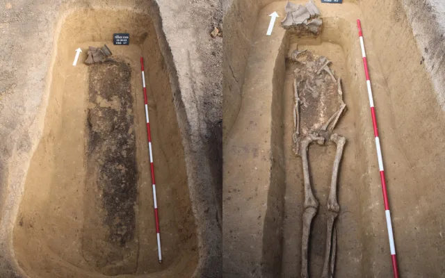 Keltský hrob H 7 s doklady rituální manipulace