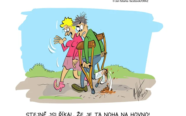 ORAŽENÉ OBRÁZKY: Červnová dávka vtipů od kreslíře Jana Tatarky