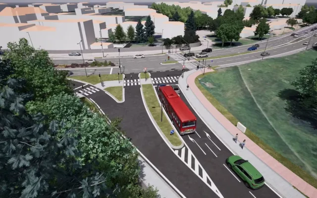 VIDEO: Konec přebíhání čtyřpruhu. V Olomouci začne přestavba rizikové křižovatky