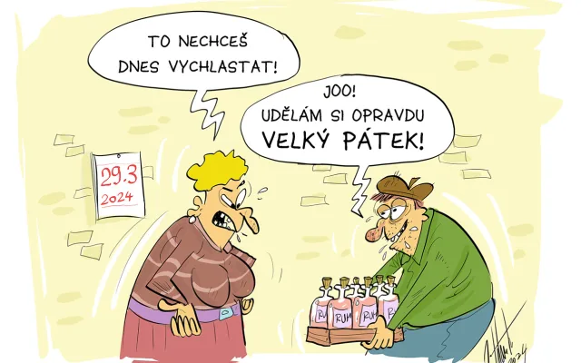 ORAŽENÉ OBRÁZKY: Červencová dávka vtipů od kreslíře Jana Tatarky