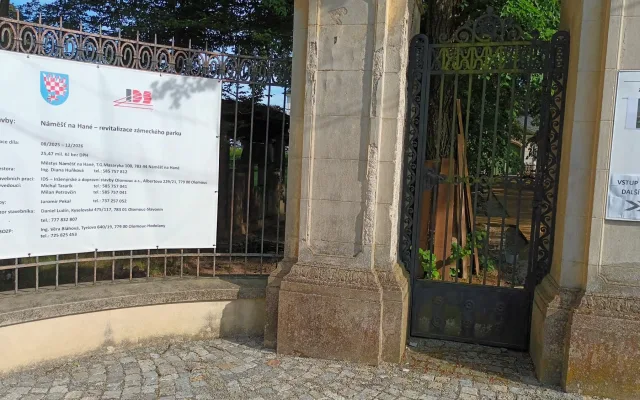 Obnova parku v Náměšti na Hané za 25 milionů. Areál se vrací do podoby 30. let minulého století