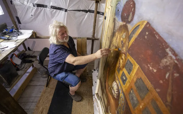 Restaurátor a akademický malíř Radomír Surma