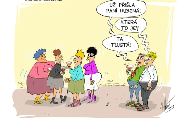 ORAŽENÉ OBRÁZKY: Srpnová dávka vtipů od kreslíře Jana Tatarky