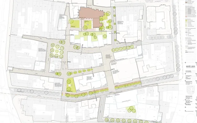 Studie jižního centra Prostějova