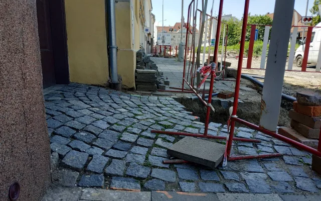 FOTOGALERIE: Opravy důležité Wolkerovy ulice v Prostějově