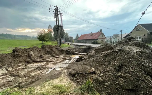 FOTOGALERIE: Bouřka a přívalový déšť řádily na Konicku